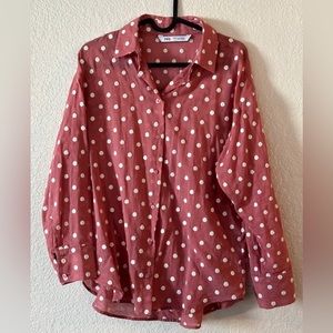 Zara button down shirt